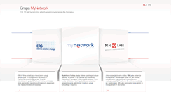 Desktop Screenshot of mynetworkpolska.pl