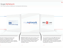 Tablet Screenshot of mynetworkpolska.pl